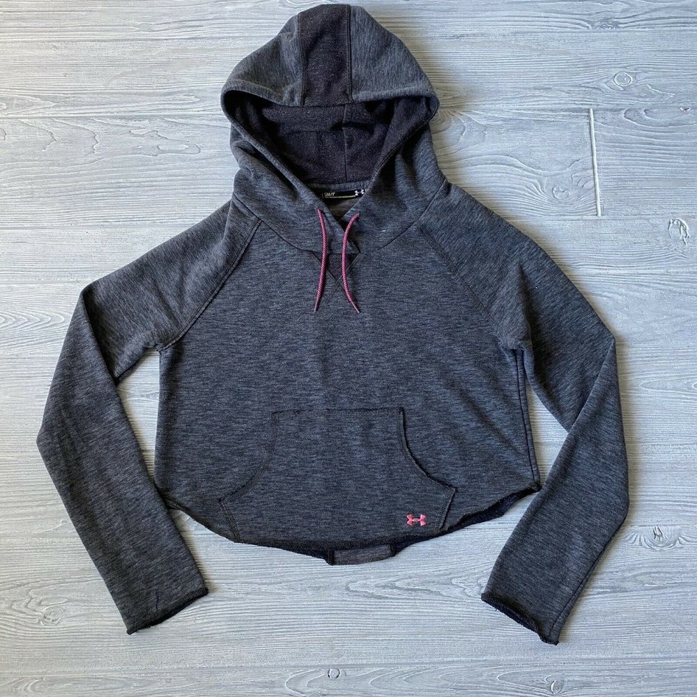 Under Armour Crop hoodie Sweatshirt Womens S Small